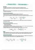 Polyesters and polyamides 