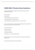 CEBS GBA 2 Practice Exam 100 Questions  With Verified Answers