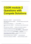 CGDR module 2 Questions with Compete Solutions