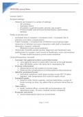   NRSG258 Lecture Notes        Lecture week 1  Surgical settings:  •	Patients are treated in a variety of settings:  o	GP practices o Specialist clinics o Hospitals e.g general public; private; day surgery o Primary health care services ie pharmacies, opt