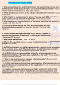 NHA EKG (CET) study guide  1. What action should the technician instruct the patient to take if any electrodes become loose during at-home use of an ambulatory monitor?: Apply surgical tape to the electrodes to keep them in place 2. Which leads record act