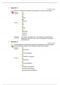 SCIENCE 222 Final Understanding Quiz with Answers- Los Angeles City College