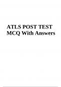 ATLS POST TEST 