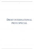 Note de cours de droit international privé spécial