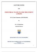 INDUSTRIAL WASTE WATER TREATMENT  (A70139)