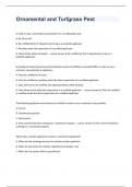 Ornamental and Turfgrass Pest  exam 2023 with 100% correct answers