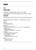 Aqa AS History 7041/2N May2023 Question Paper