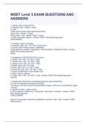 WSET Level 3 EXAM QUESTIONS AND ANSWERS