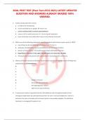 SOAL POST TEST {Post-Test-ATLS 2023} LATEST UPDATES  QUESTION AND ANSWERS ALREADY GRADED 100%  VERIFIED.