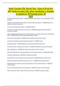 North Carolina CDL Permit Test - Class A (From the  2017 North Carolina CDL driver handbook)  Number of questions- 50 Passing score- 40 2023