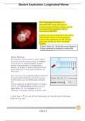 Longitudinal Waves GIZMO ( ALL ANSWERS CORRECT )