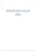 Hesi rn exit exam v1 2023 900 score compressed