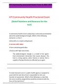 ATI Community Health Proctored Exam 2019 Form C.