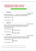 NURS 6501 Week 8 Quiz Advanced Pathophysiology.