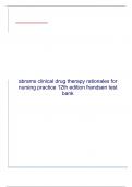 Abrams Clinical Drug Therapy Rationales For Nursing Practice 12th Edition Frandsen Test Bank