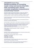 CPCE/NCE Exam Prep 2023(Encyclopedia of Counseling master review and tutorial of the NCE, state counseling exam, and the counselor preparation comprehensive exam)Already Passed!!