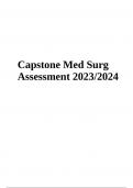 Capstone Med Surg Assessment 2023/2024 | Rated A+