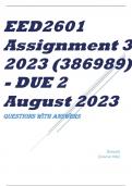 EED2601 Assignment 3 2023 (386989) - DUE 2 August 2023