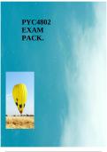 PYC4802 EXAM PACK.