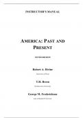 Take Control of Your Academic Journey with [America Past and Present, Volume 1,Divine,10e] Solutions Manual: Conquer Challenges and Achieve Greatness!