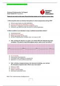 MN553: Advanced Pharmacology & Pharmacotherapeutics Unit 1 Quiz Questions & Answers