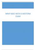 NRNP 6665 Week 6 Midterm Exam 2023