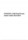 NUR 2349 Exam 2 NURSING 1 – Latest Exam Guide to Score A+ Rasmussen College, NURSING / NUR 2349 PN1 Exam 3, NUR 2349 EXAM 3 STUDY GUIDE LATEST 2022 (Exam 3 Possible Study guide – Key Concepts MODULE 6 AND NUR2349/ NURS 2349 Final Exam Study Guide 2023/202