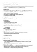 Entrepreneurship & Innovation Management 214 notes