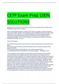 Exam (elaborations) CETP 