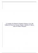 A Complete Test Bank for Pediatric Primary Care, 6th Edition by Dawn Lee Garzon Maaks, Catherine E. Burns , Ardys M. Dunn, Margaret