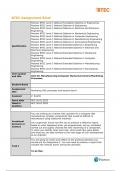 Unit 43 - Manufacturing Computer Numerical Control Machining Processes Assignment 3 Distinction Grade