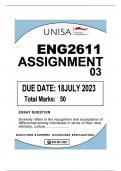 ENG2611 ASSIGNMENT 03 DUE 18JULY 2023 