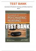 Essentials of Psychiatric Nursing 2nd Edition Boyd Test Bank 