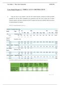 Summary SOC 200 - Case Study Report 1: THREE JAYS CORPORATION; Complete solution.