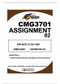 CMG3701 ASSIGNMENT 2 2023 DUE 21 JULY 