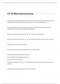 C719 Macroeconomics 181 Questions With Updated Answers