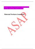 ATI Capstone Maternal Newborn Assessment MOST RECENT 2023 WITH NGN