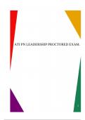 ATI PN LEADERSHIP PROCTORED EXAM.