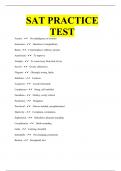 SAT PRACTICE TEST