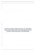 Test Bank for Burns’ Pediatric Primary Care, 7th Edition, Dawn Garzon Maaks, Nancy Starr, Margaret Brady, Nan Gaylord, Martha Driessnack, Karen Duderstadt,