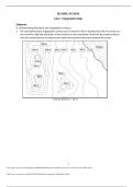 Sketching Assignment - Topographic Maps - Already Graded A+