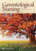 Gerontological nursing 