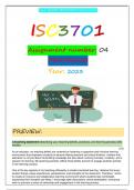 ISC3701 ASSIGNMENT 4 (PORTFOLIO) 2023