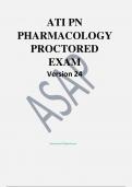 ATI PN PHARMACOLOGY PROCTORED EXAM QUESTIONS WITH ANSWERS LATEST 2023