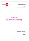 Cursus personenbelasting (voor examen open boek)