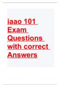 iaao 101 Exam Questions with correct Answers