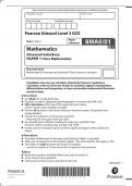 AS Level Edexcel Pure Maths Paper 1 2022