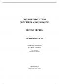 Take Control of Your Academic Journey with [Distributed Systems Principles and Paradigms,Tanenbaum ,2e] Solutions Manual: Conquer Challenges and Achieve Greatness!