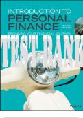 TEST BANK for Introduction to Personal Finance: Beginning Your Financial Journey 2nd Edition by John Grable and Lance Palmer | All 10 Chapters