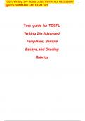 TOEFL BUNDLED EXAMS, SUMMARIES AND GUIDES// DOWLOAD TO PASS!!!